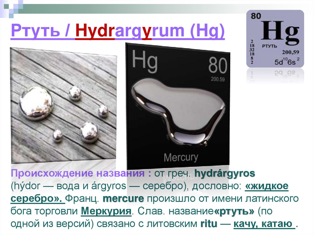 Кирпич в ртути. Ртуть химический элемент. Ртуть / Hydrargyrum (HG). Ртуть в химии название. Химический символ ртути.