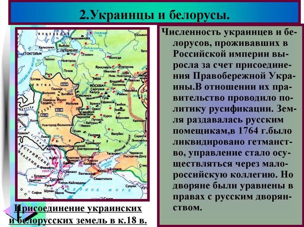 Народы в россии в 18 веке презентация