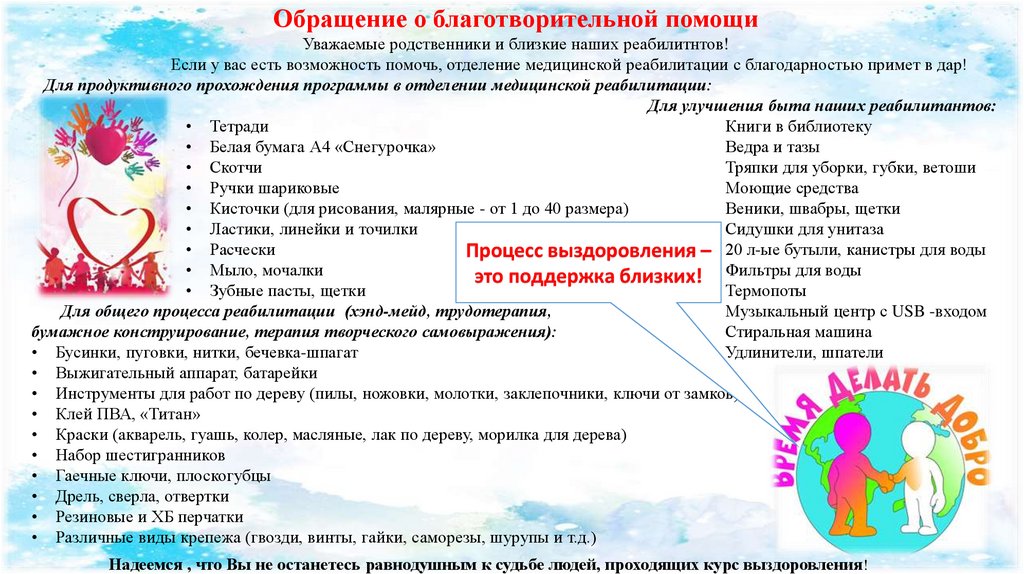 Положение о благотворительной программе образец