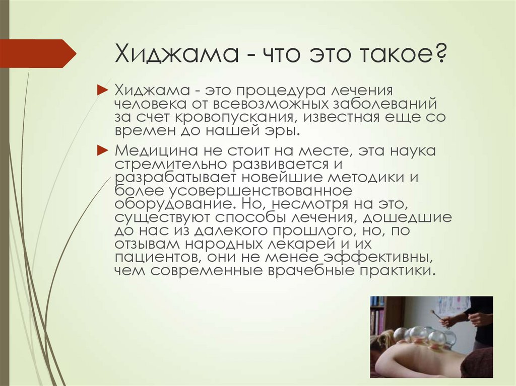 Хиджама - что это такое?