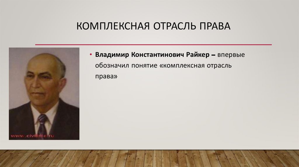 Комплексная отрасль права