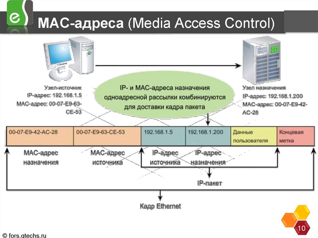MAC-адреса (Media Access Control)