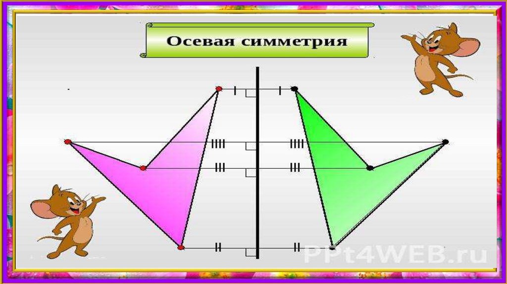 Симметрия относительно прямой рисунки 8 класс