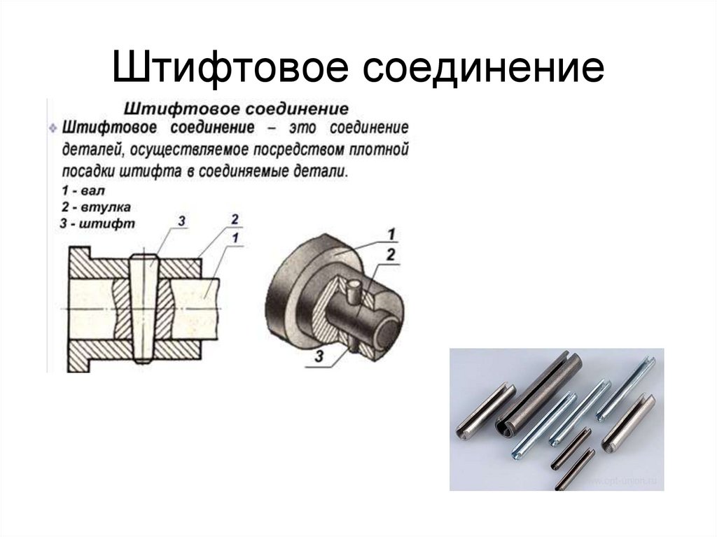 Штифтовое соединение фото