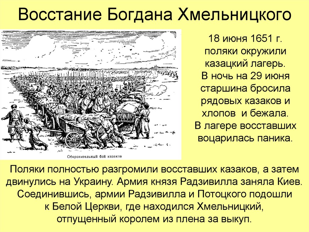 Восстание Богдана Хмельницкого