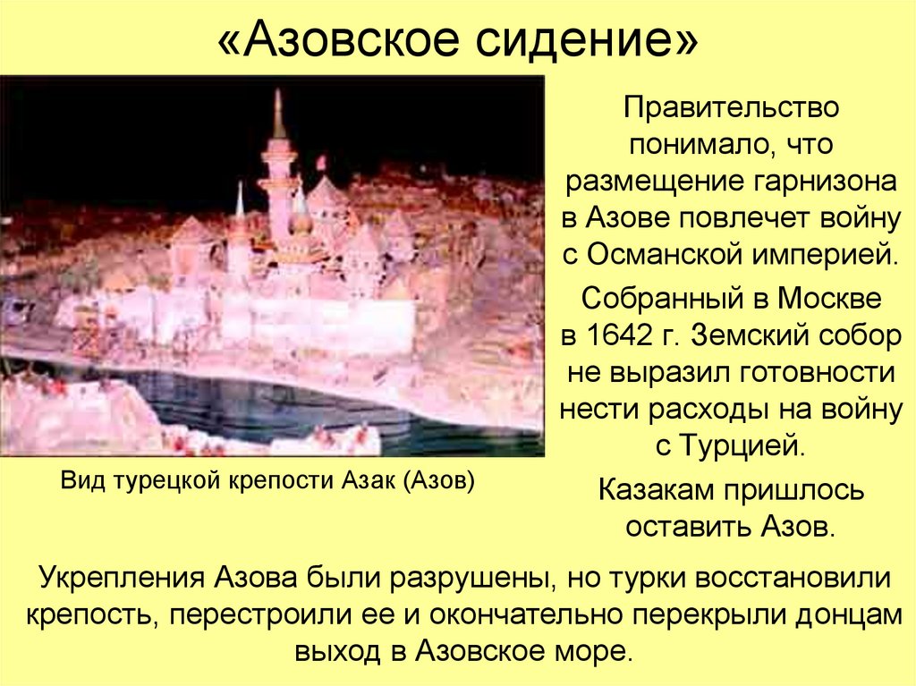 «Азовское сидение»