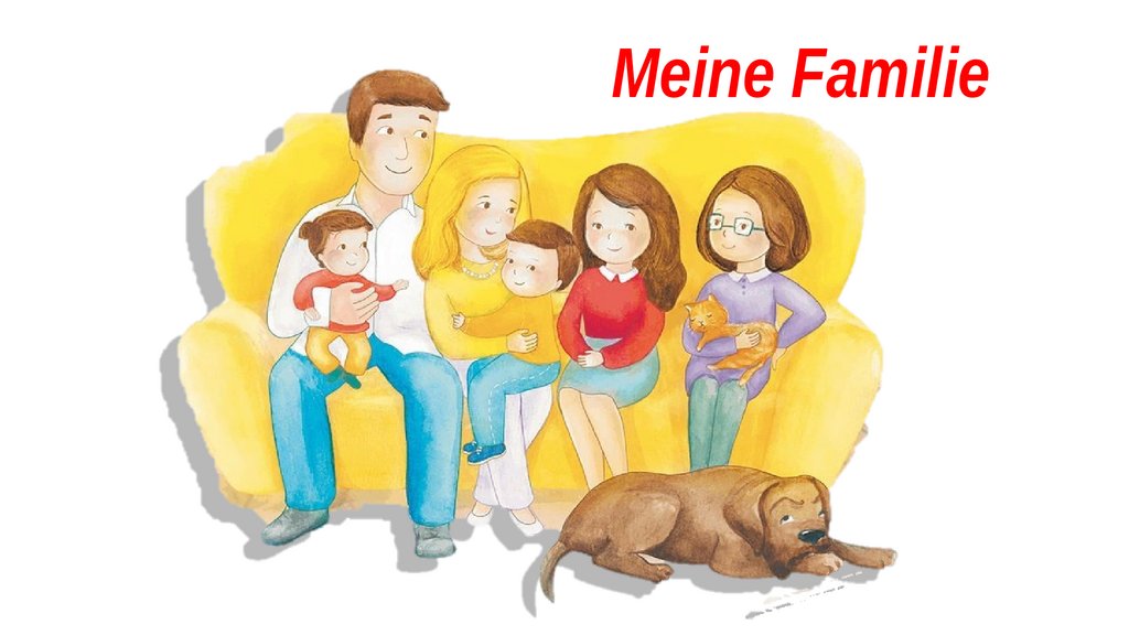 Meine familie презентация