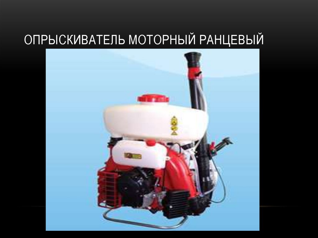 Опрыскиватель моторный ранцевый