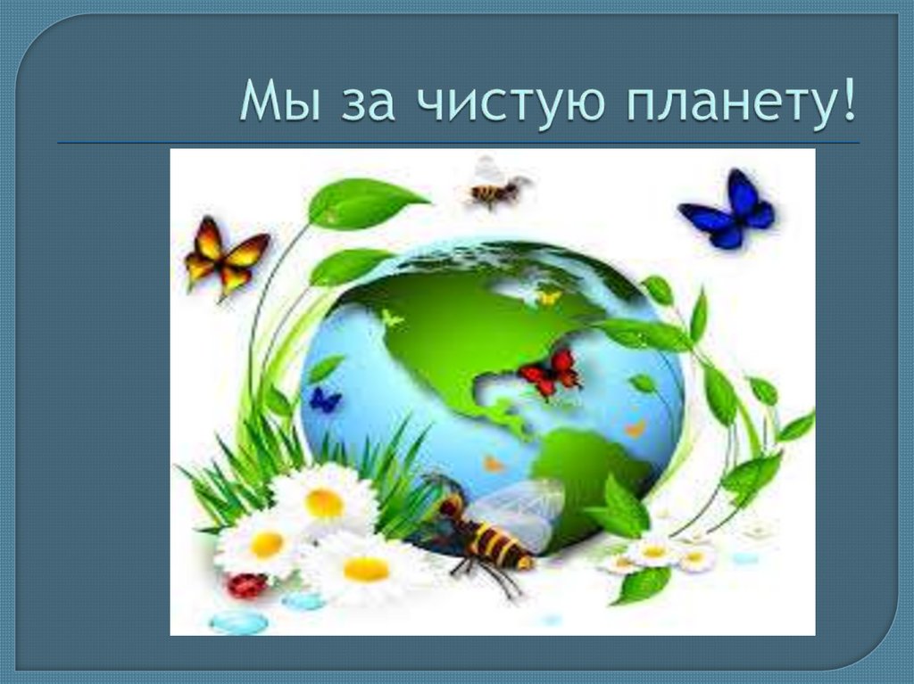 Мы за чистую планету!