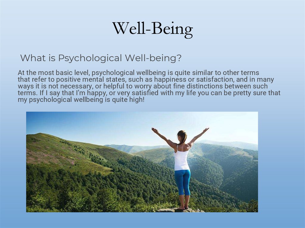 Psychological Well being In Sport Online Presentation