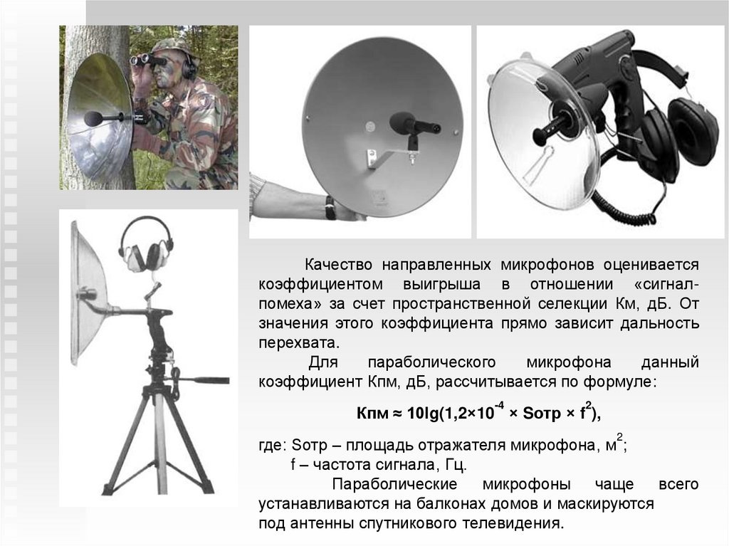 Направленные микрофоны - презентация онлайн