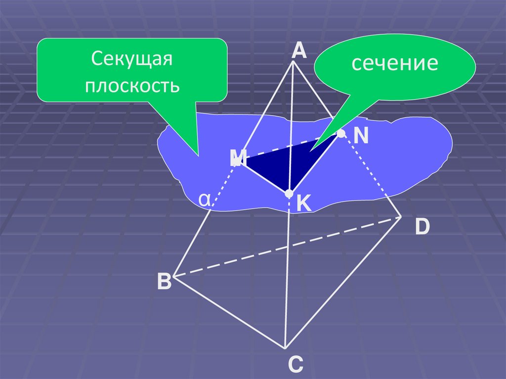 Сечение метод следа. Метод следов.