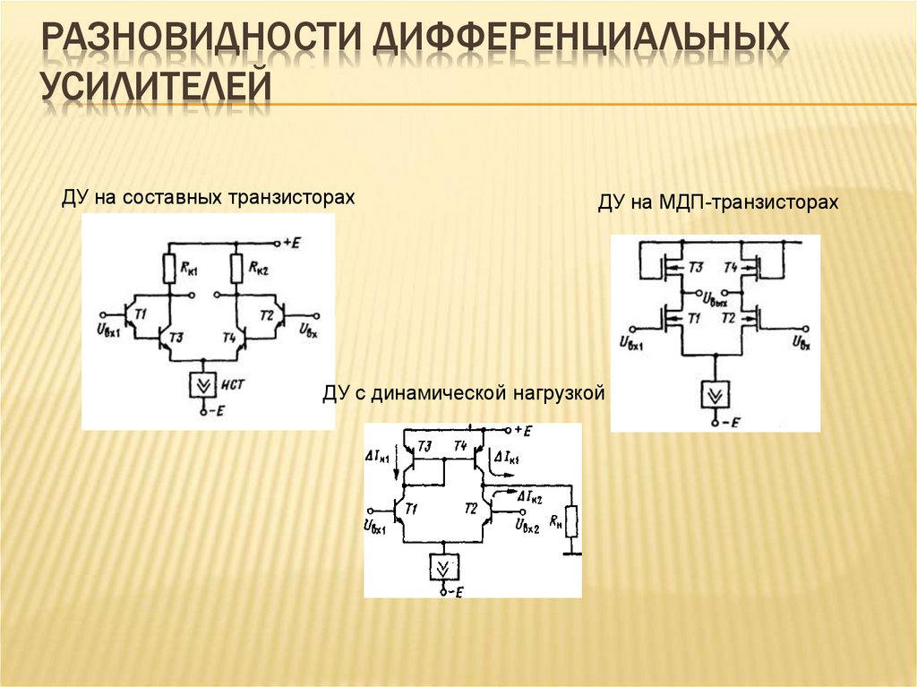 Дифференциальный усилитель презентация