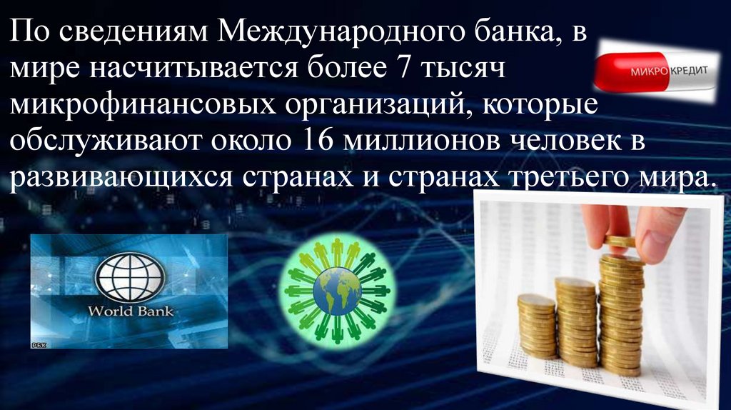 Микрофинансовые организации презентация