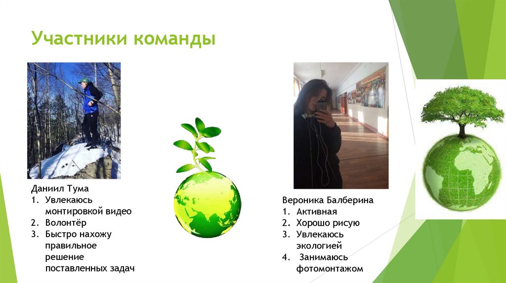 Участники команды