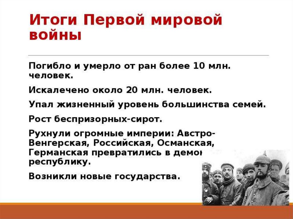 Презентация на тему первая мировая. Итоги 1 первой мировой войны. 1 Мировая война итоги войны. Краткие итоги первой мировой войны. Итоги 1 мировой войны кратко.