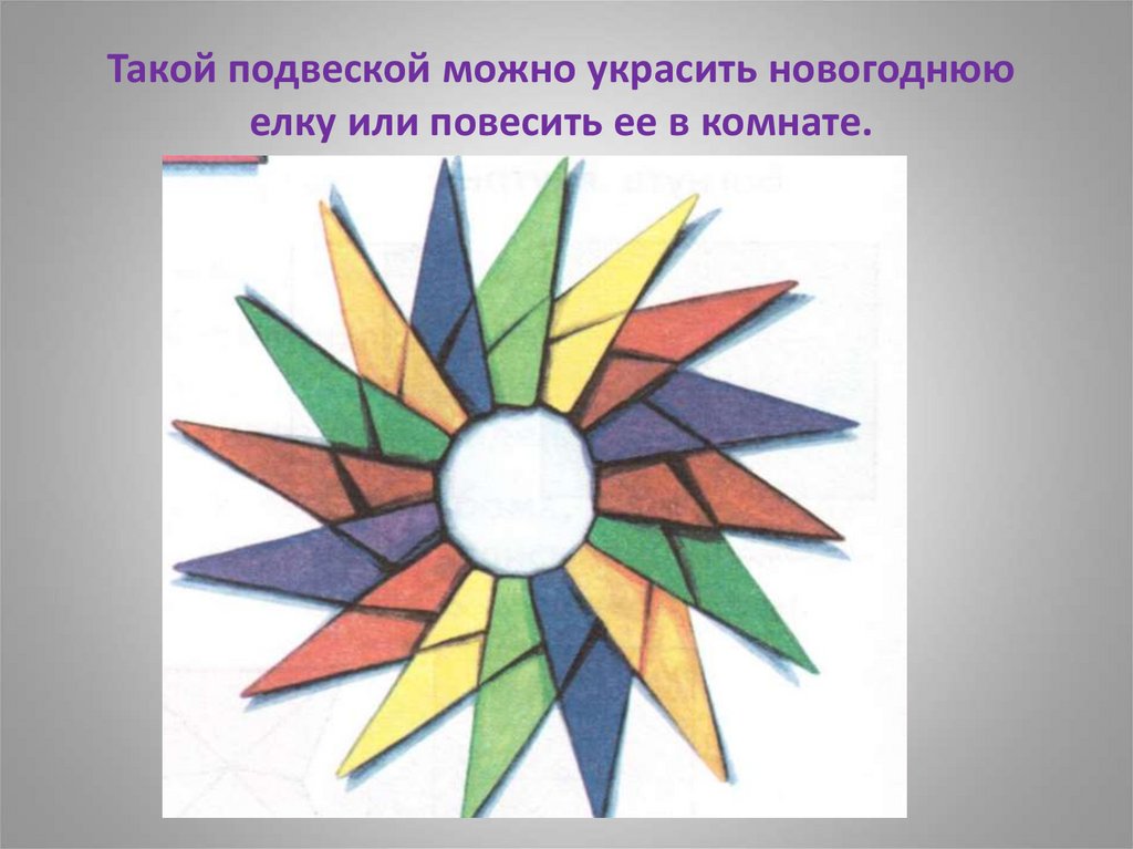 Такой подвеской можно украсить новогоднюю елку или повесить ее в комнате.