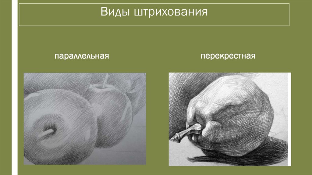 Виды штрихования