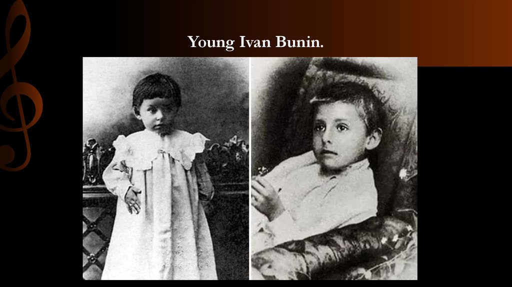 Young Ivan Bunin.