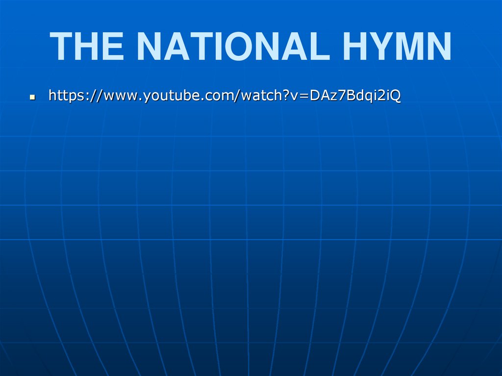 THE NATIONAL HYMN