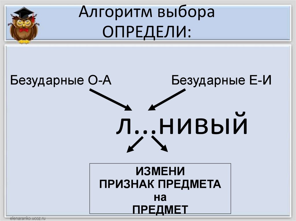 Алгоритм выбора