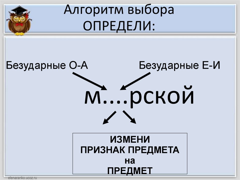 Алгоритм выбора