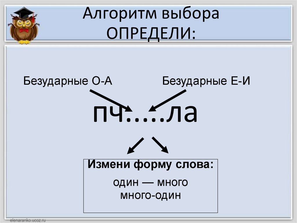 Алгоритм подбора