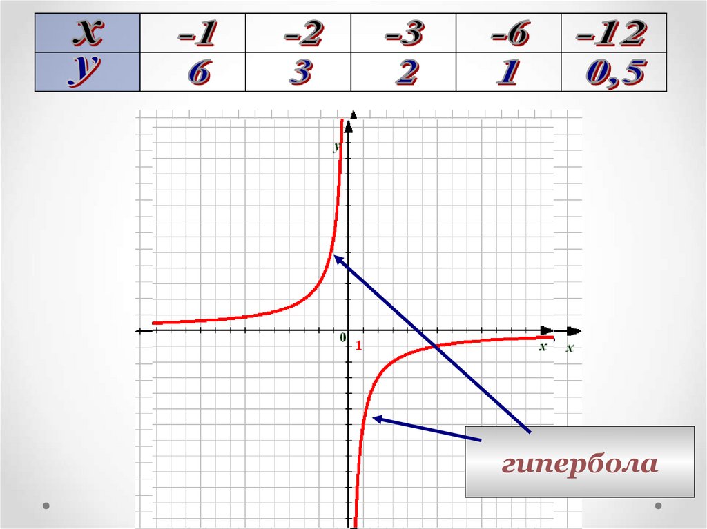 Функция гиперболы