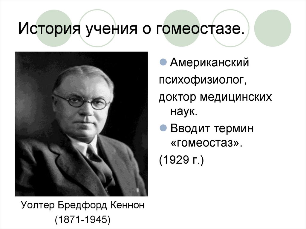 История учений. Учение о гомеостазе. Учение о гомеостазе Кэннон. Термин 