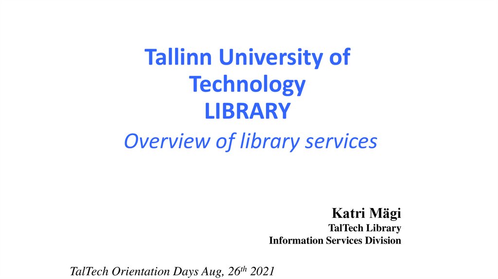 taltech thesis library