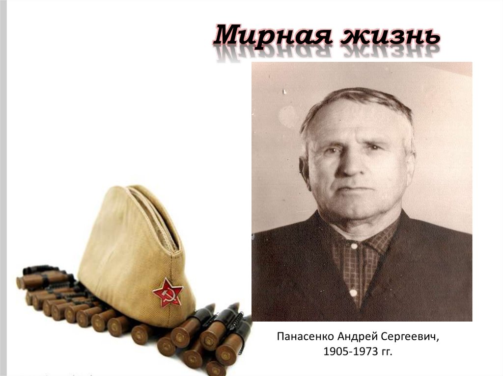 Мирная жизнь