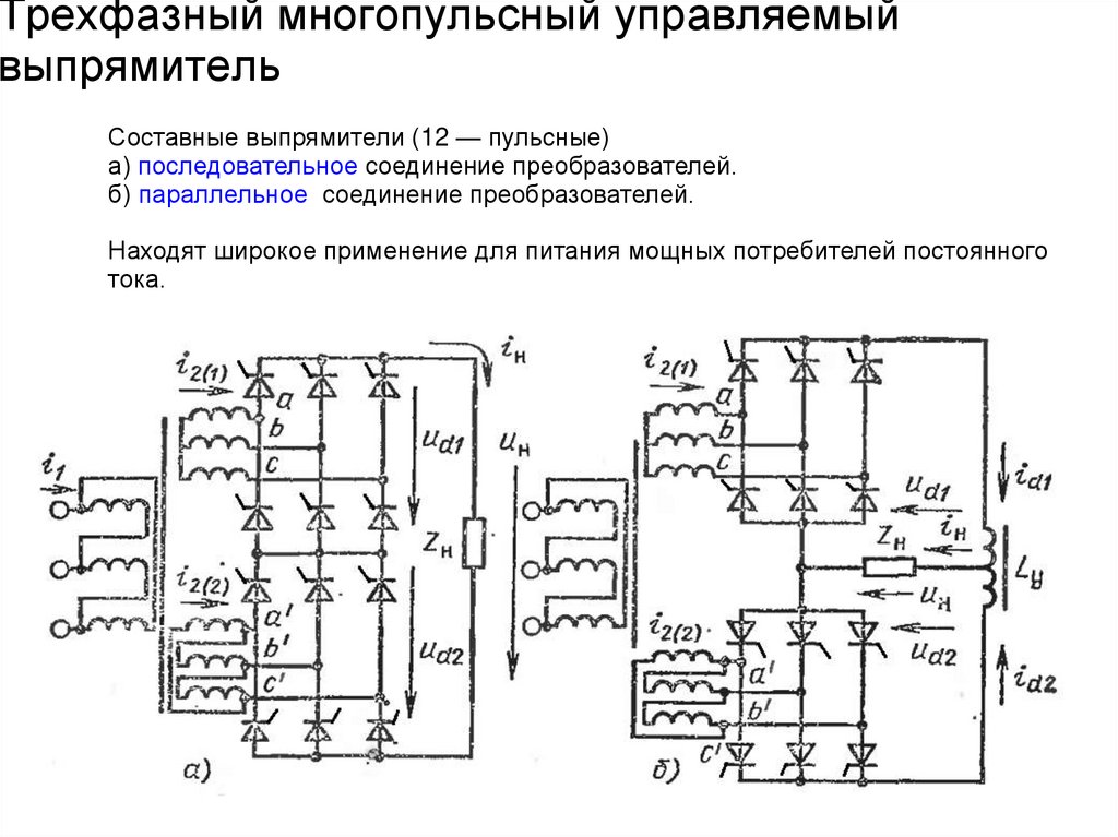 Структурная схема выпрямительного устройства