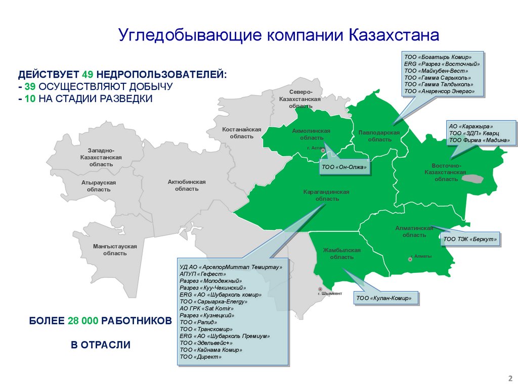 Центры угледобывающей промышленности ростовской области карта