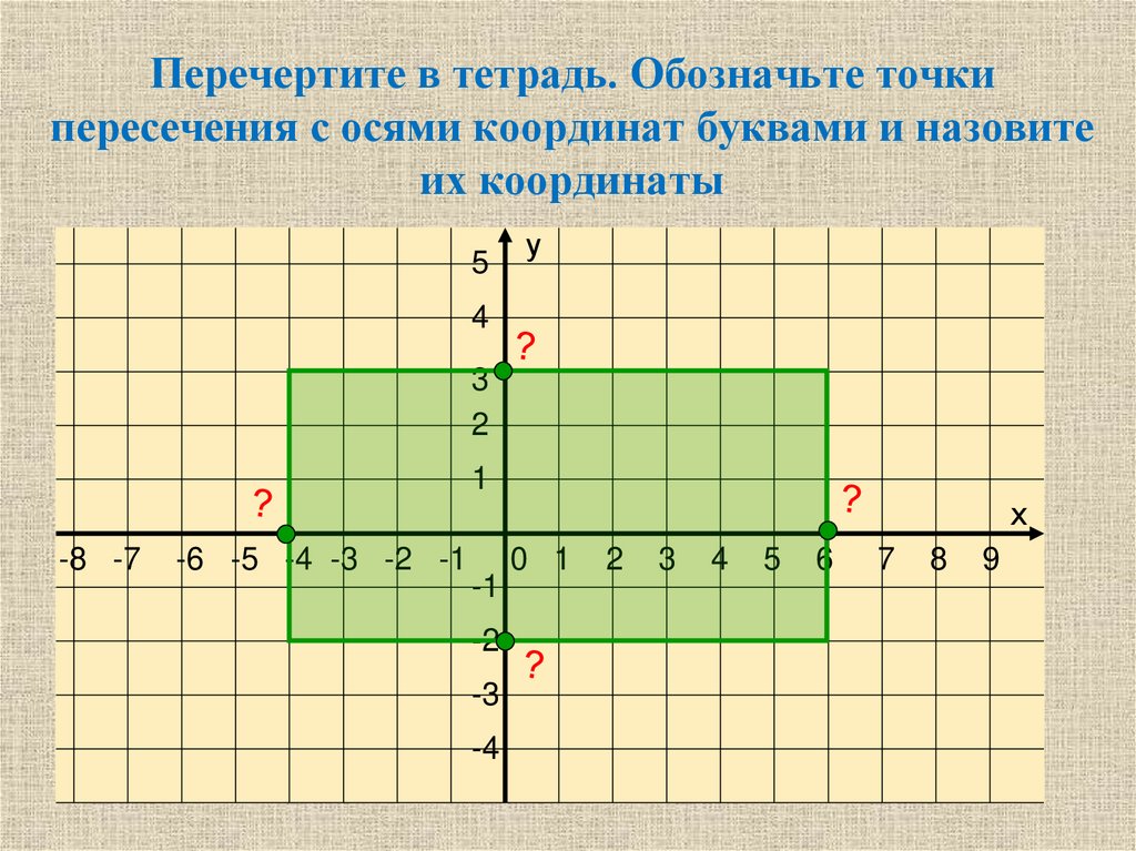 Какая прямая называется координатной