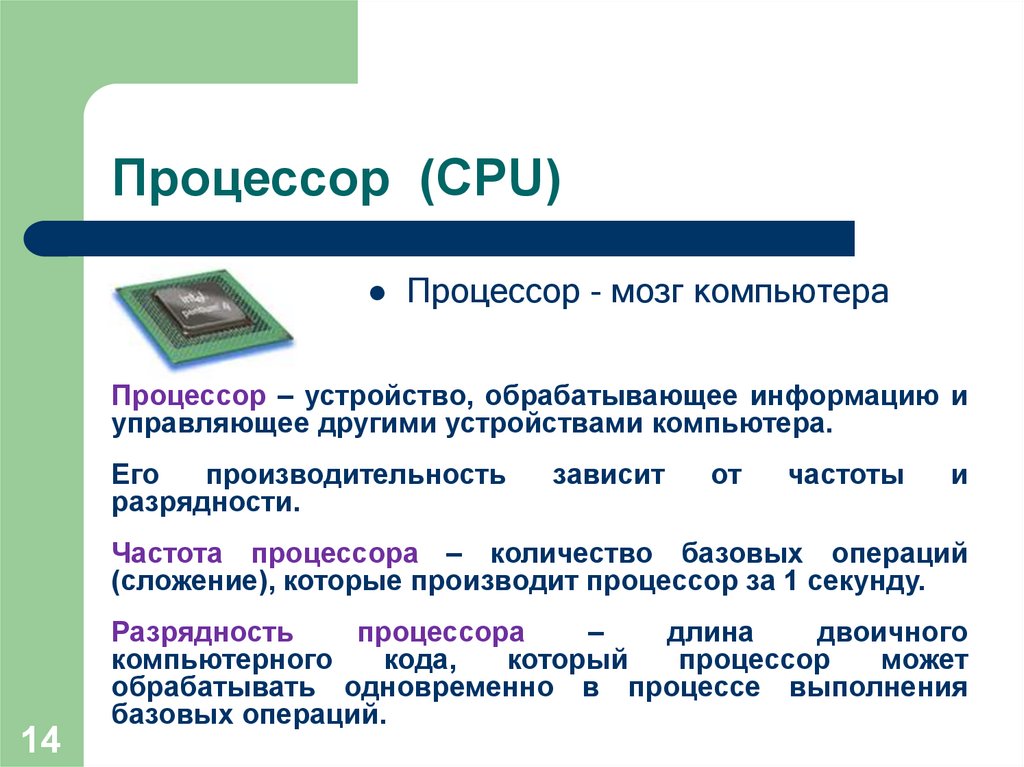 Процессор (CPU)