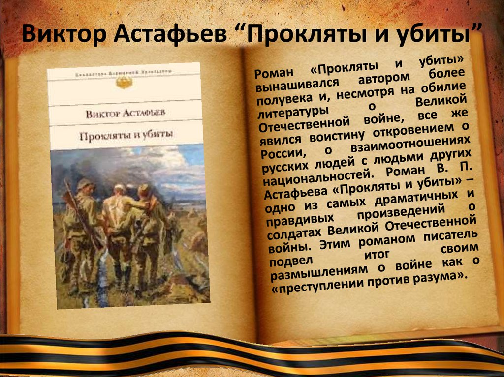 Презентация книги о войне