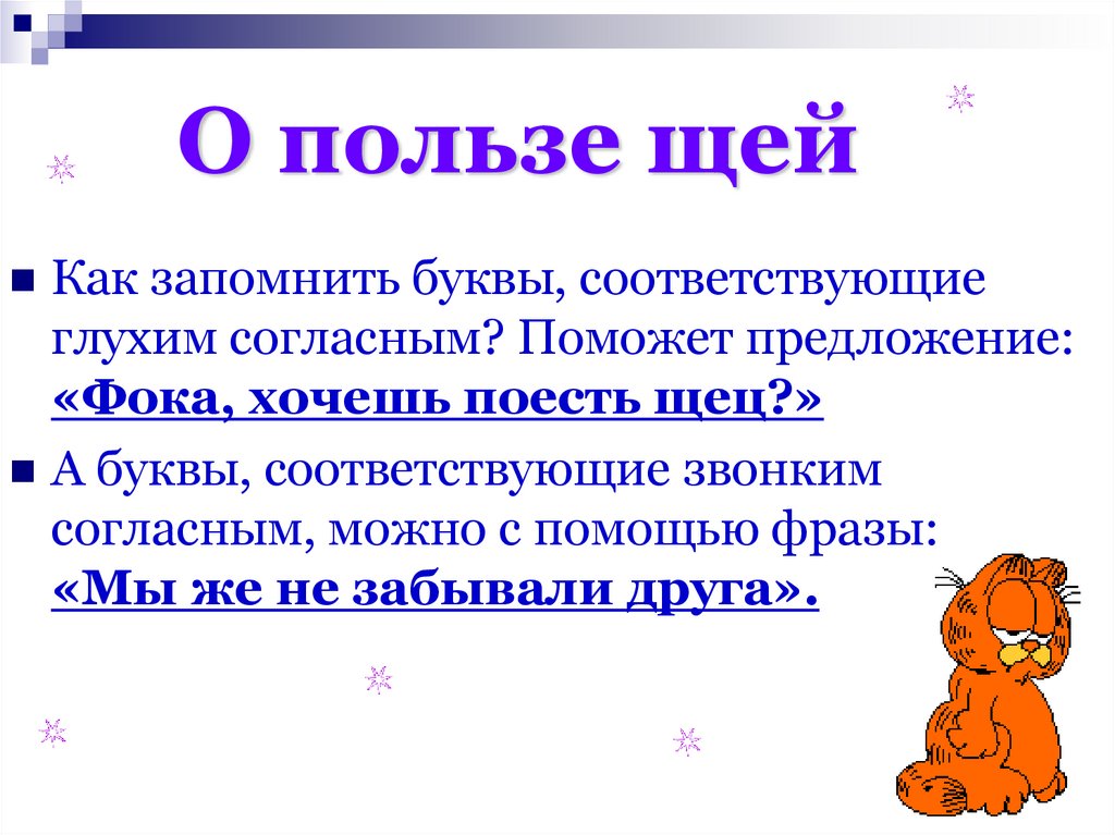 О пользе щей