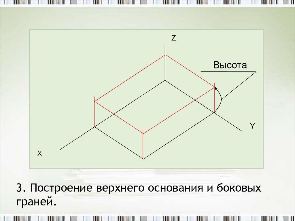 Верхнее основание куба