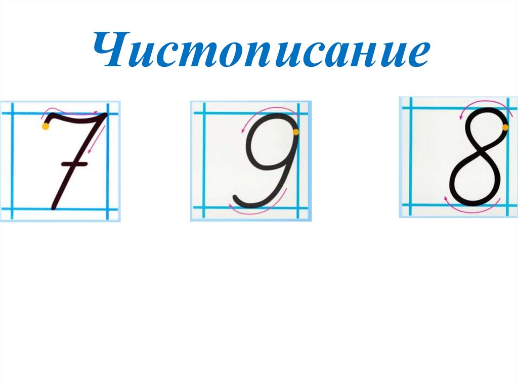 Чистописание