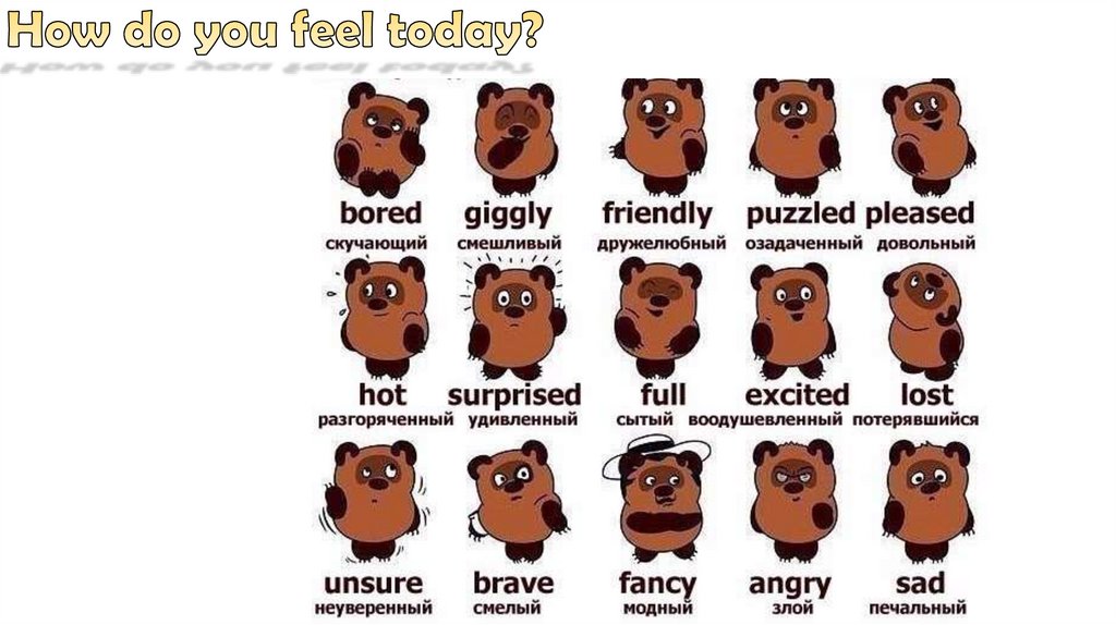 How do you feel today?