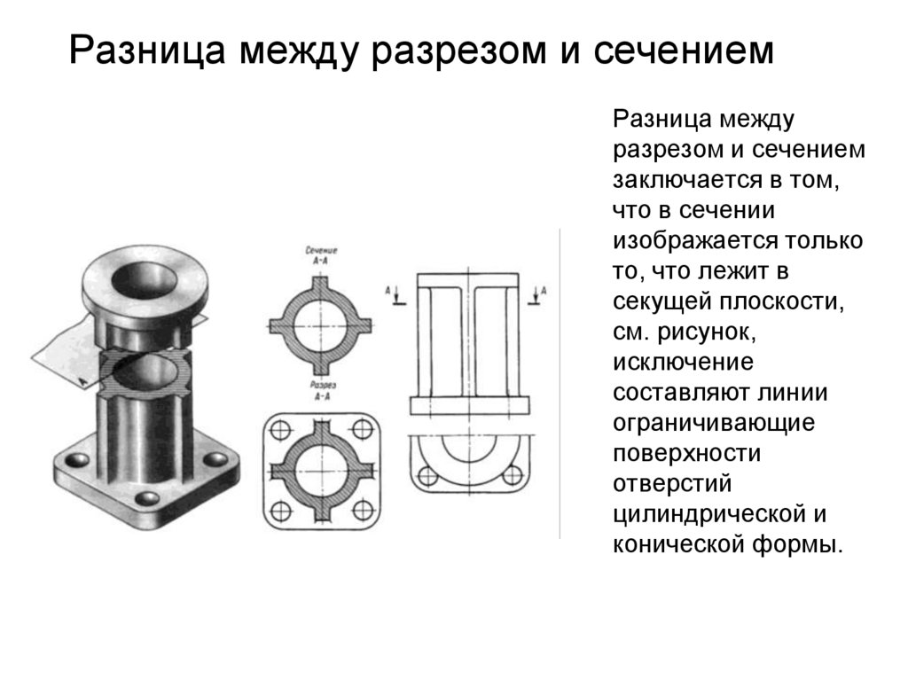 Разрез между. Разница между сечением и разрезом. Основные различия между разрезом и сечением. Купить разрез междунок.