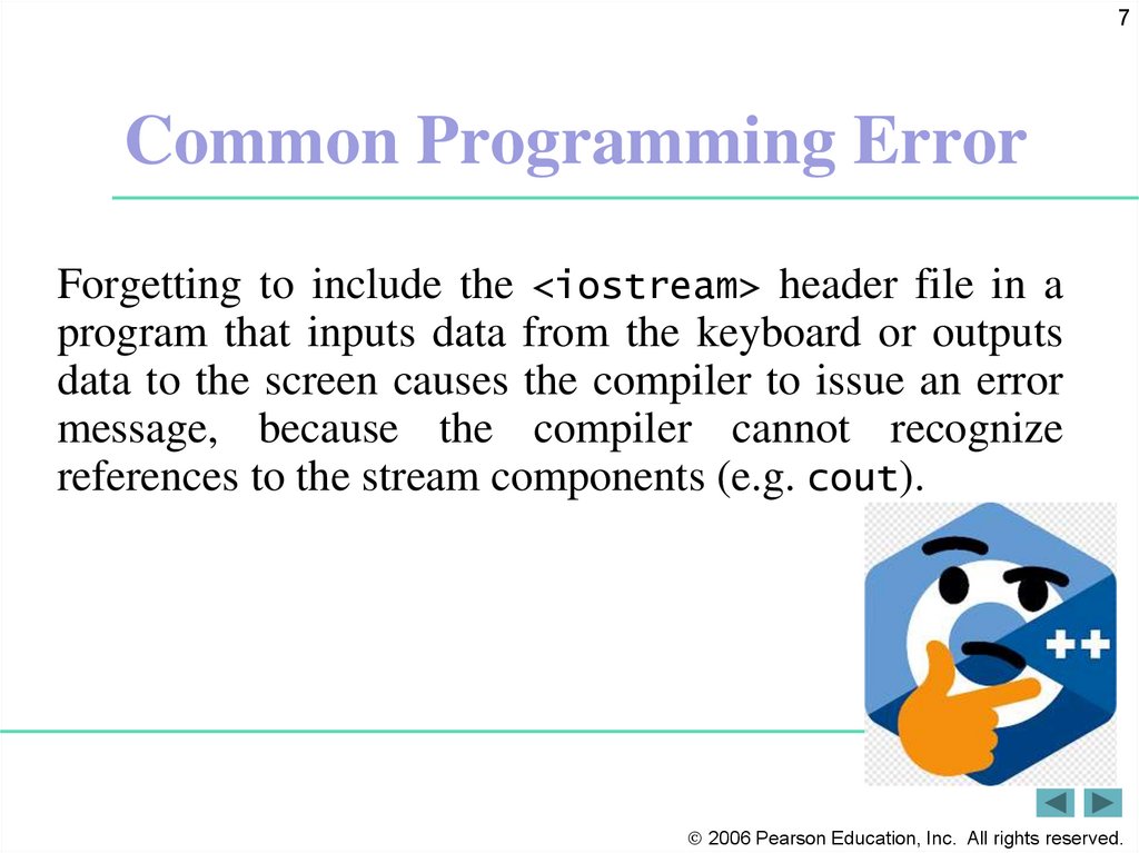 Common Programming Error