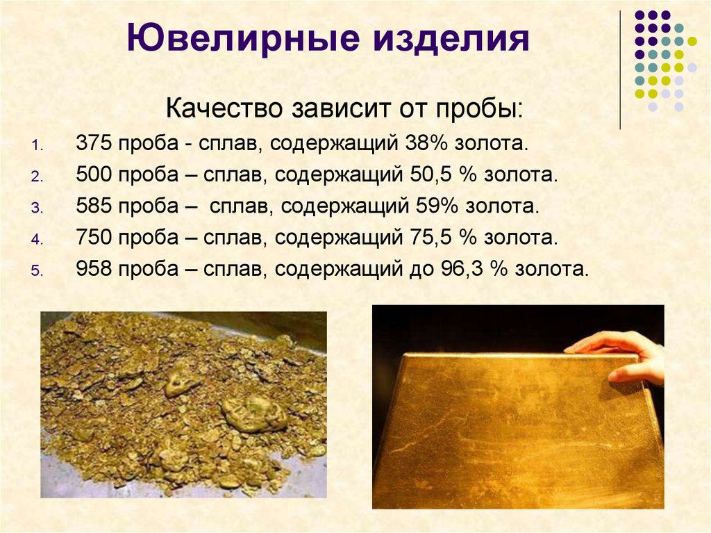 Ювелирные изделия