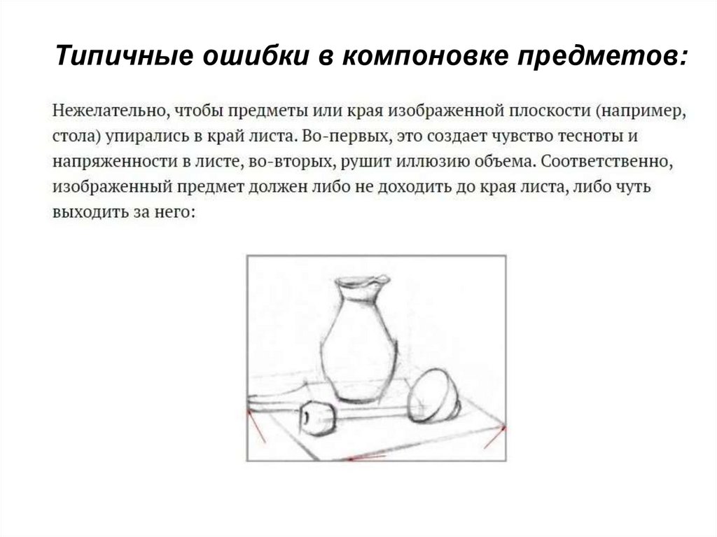 Компоновки предметов