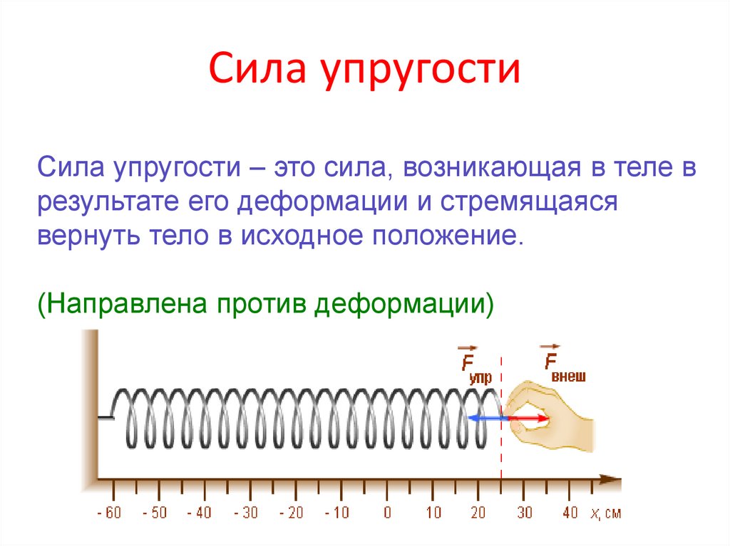 Сила упругости фото