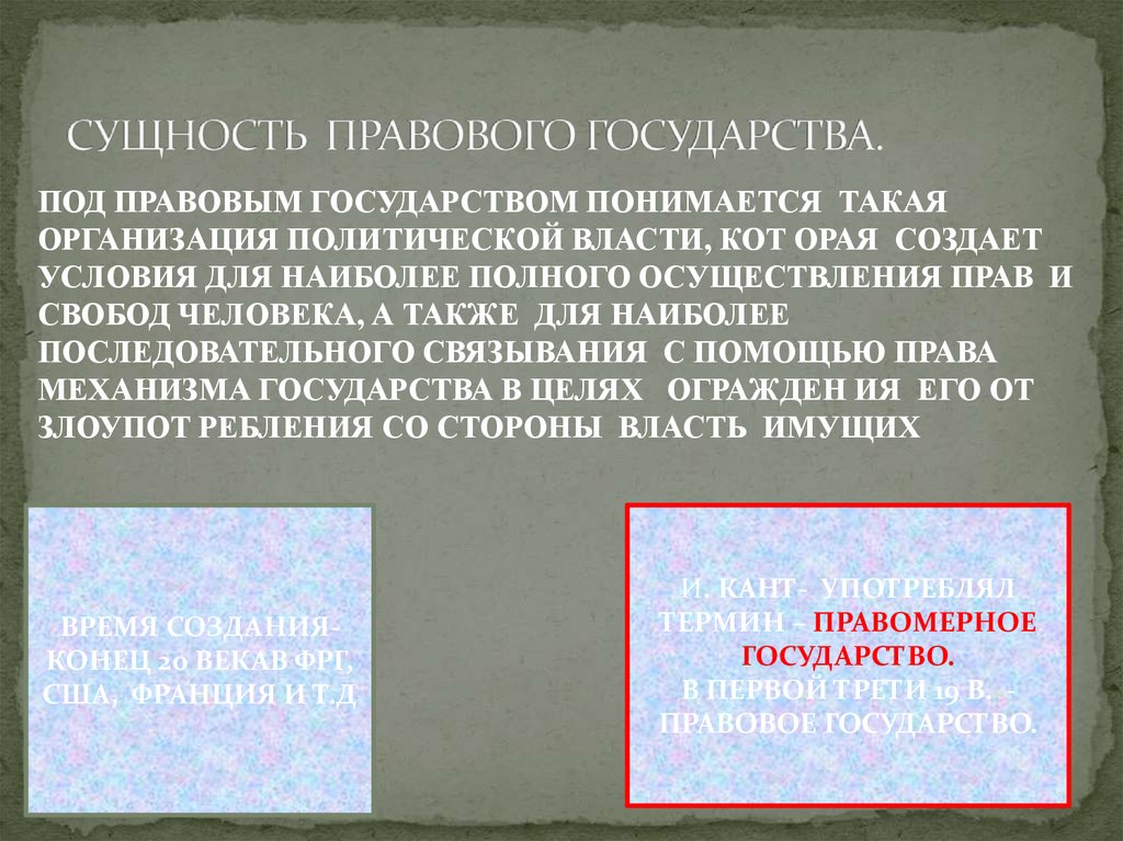 Сущность правового государства. Сущность правового гос-ва организация Полит власти. Что понимается под политической властью в правовом государстве?. Под формой государства понимается.