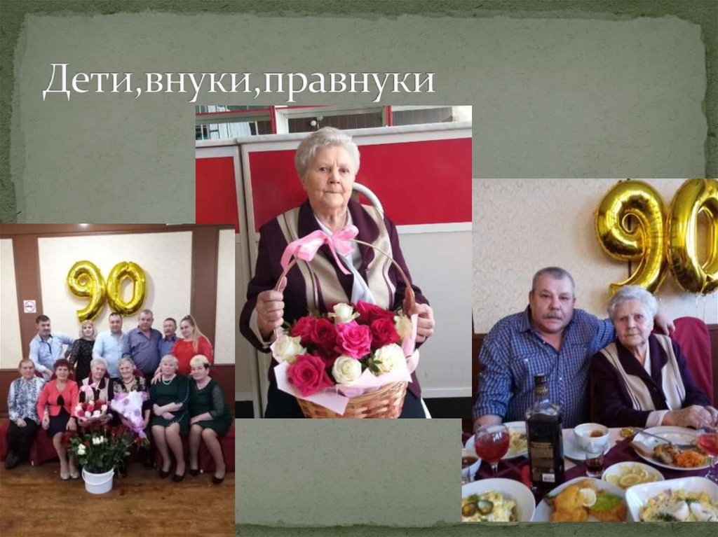 Дети,внуки,правнуки