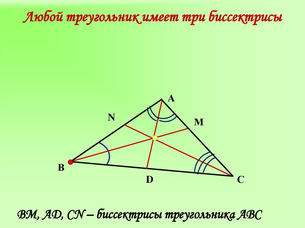 Построить треугольник по основанию и биссектрисе. Три биссектрисы. Треугольник с тремя биссектрисами. Начертить биссектрису треугольника. Биссектриса в правильном треугольнике.