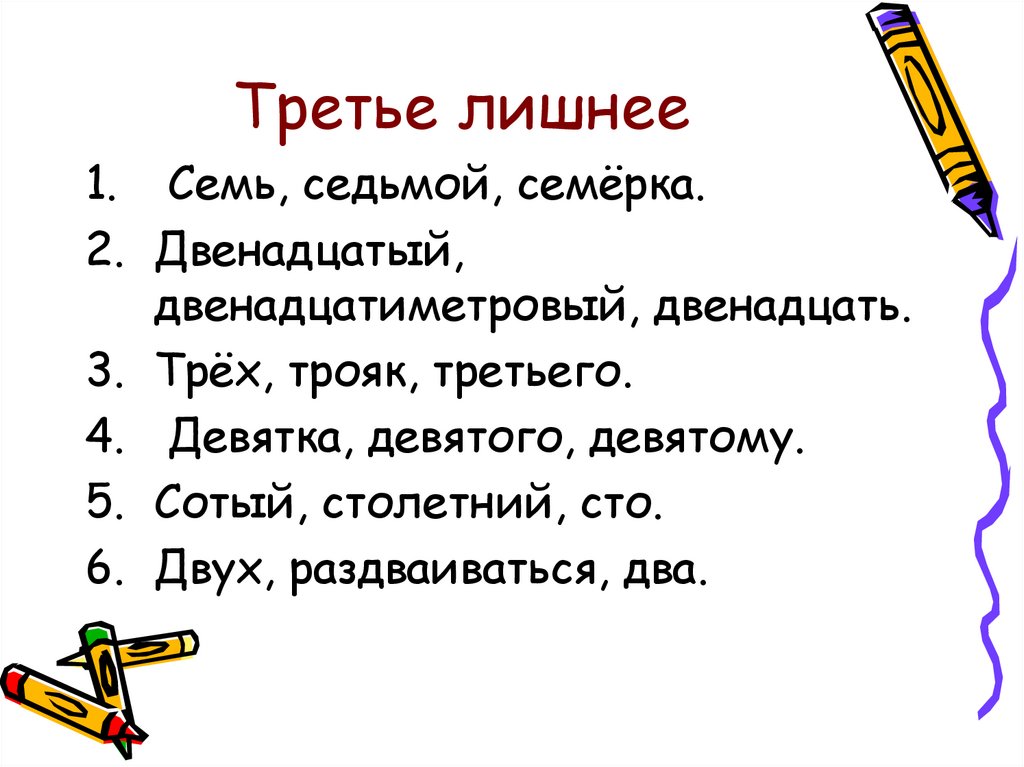 Числительное как часть речи 6 класс презентация