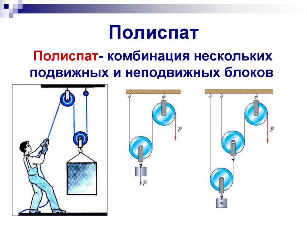 Система блоков находится в равновесии